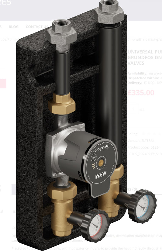 Pump group insulated