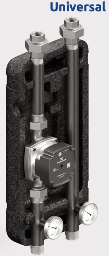 Pump group insulated