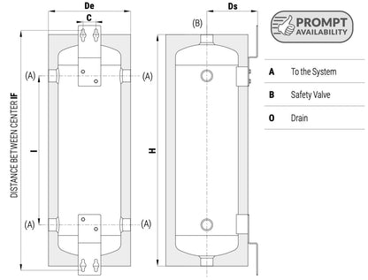 Buffer Cylinder Volumiser - VOLANO TERMICO PDC